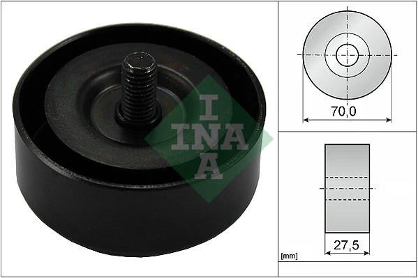 Deflection/Guide Pulley, V-ribbed belt